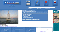 Desktop Screenshot of noticeofrace.net